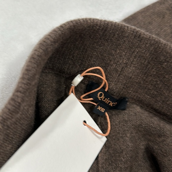 Quince Mongolian Cashmere Sweatpants/Brown/XS - Picture 6 of 10